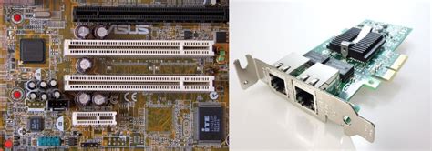 Types of expansion cards, slots, and their functions.
